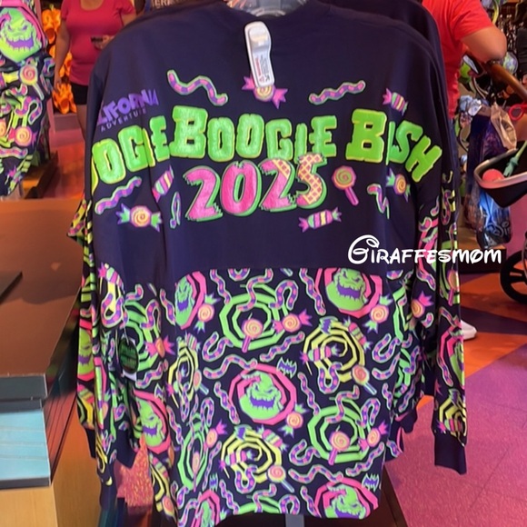 Disney Parks 2025 Oogie Boogie Bash Spirit Jersey NEW - Picture 1 of 2